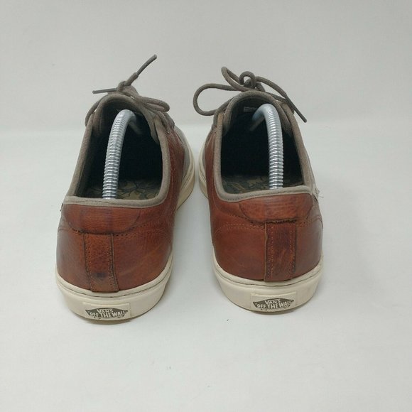 Vans OTW Leather Canvas Flat Bottom Lace Up Sneakers Men's Size 10.5 - Picture 5 of 12